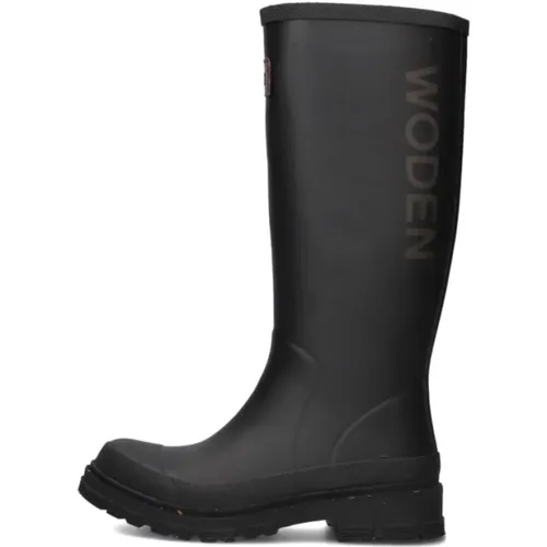 Wasserdichte Regenstiefel stilvolles Design , Damen, Größe: 40 EU - Woden - Modalova