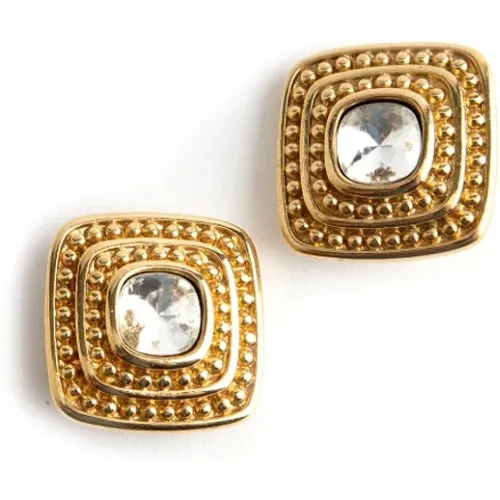 Pre-owned Jewellery, female, , Size: ONE SIZE Pre-owned Gold Givenchy Earrings - Givenchy Pre-owned - Modalova