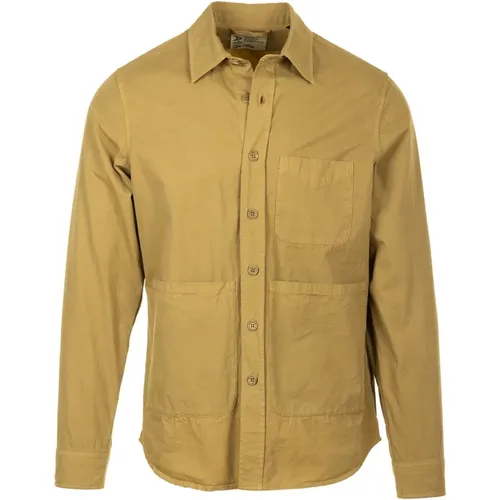 Shirts Sand , male, Sizes: L, M - Aspesi - Modalova