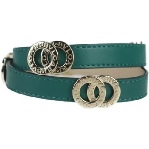 Pre-owned Jewellery, female, , Size: ONE SIZE Pre-owned Leather bracelets - Bvlgari Vintage - Modalova