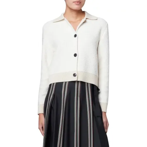 Ivory Strickjacke für Damen - PS By Paul Smith - Modalova