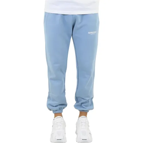 Blaue Owners Club Sweatpants , Herren, Größe: XL - REPRESENT - Modalova