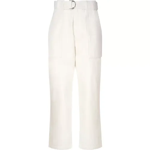 Wide Trousers, male, , Size: L Cotton Trousers with Cargo Pockets - JW Anderson - Modalova