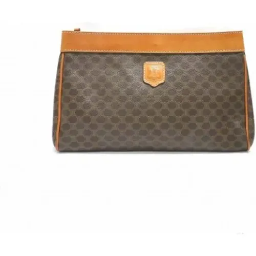 Pre-owned Canvas Celine Clutch , female, Sizes: ONE SIZE - Celine Vintage - Modalova