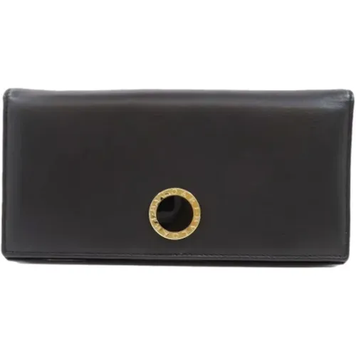 Pre-owned Wallets, female, , Size: ONE SIZE Pre-owned Leather wallets - Bvlgari Vintage - Modalova