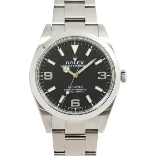 Pre-owned Stainless Steel watches , male, Sizes: ONE SIZE - Rolex Vintage - Modalova