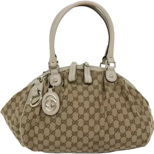 Pre-owned Shoulder Bags, female, , Size: ONE SIZE Pre-owned Canvas gucci-bags - Gucci Vintage - Modalova