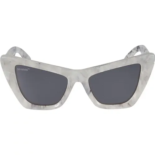 Sunglasses, unisex, , Size: ONE SIZE Edvard Trendy Sunglasses - Off White - Modalova