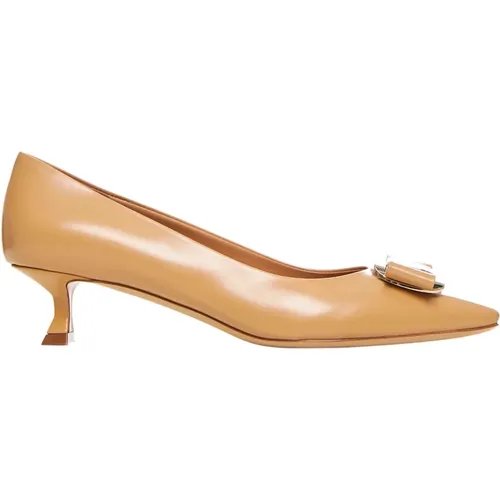 Elegante Absatzschuhe , Damen, Größe: 36 1/2 EU - Salvatore Ferragamo - Modalova