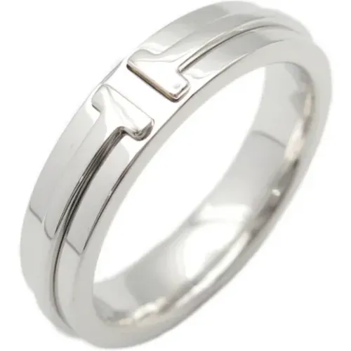 Pre-owned Jewellery, female, , Size: ONE SIZE Pre-owned White Gold rings - Tiffany & Co. Pre-owned - Modalova