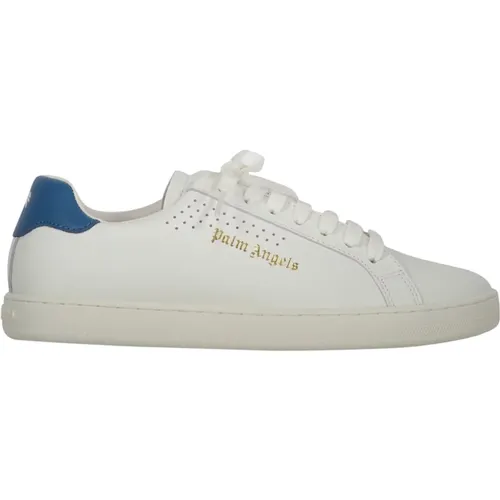 Leder-Tennissneaker mit Kontrastferse , Herren, Größe: 45 EU - Palm Angels - Modalova