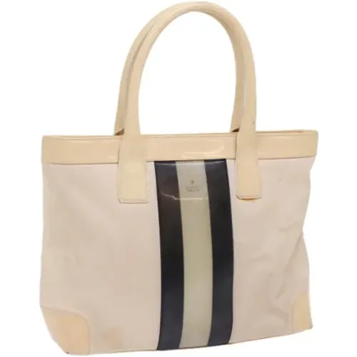 Pre-owned Tote Bags, female, , Size: ONE SIZE Pre-owned Canvas gucci-bags - Gucci Vintage - Modalova