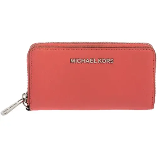 Pre-owned Wallets, female, , Size: ONE SIZE Pre-owned Leather wallets - Michael Kors Pre-owned - Modalova