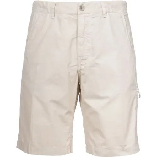 Cotton Bermuda Shorts , male, Sizes: L, S - Aspesi - Modalova
