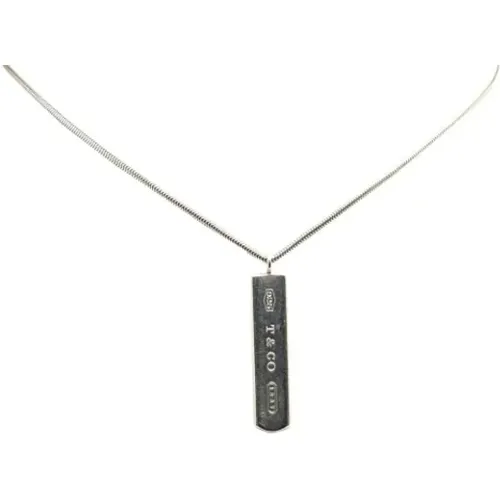 Pre-owned Jewellery, female, , Size: ONE SIZE Pre-owned Silver necklaces - Tiffany & Co. Pre-owned - Modalova