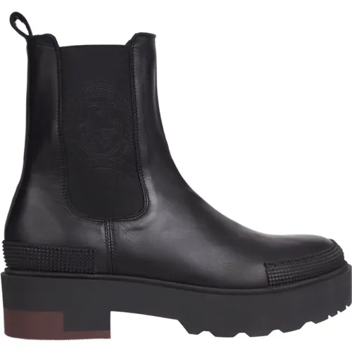 Schwarze Herren Stiefeletten , Herren, Größe: 42 EU - Tommy Hilfiger - Modalova