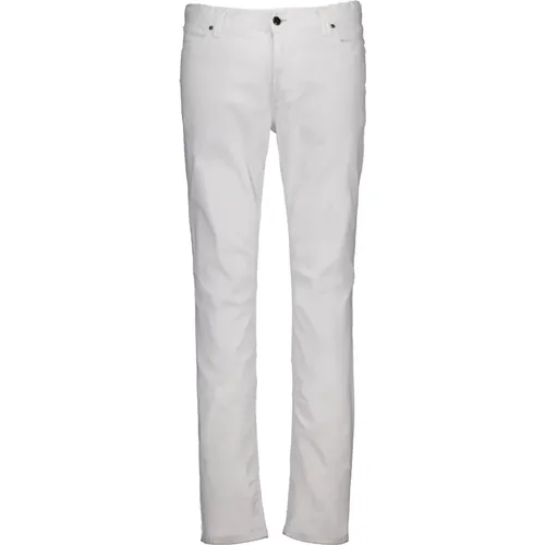 Weiße Stilvolle Bluse , Herren, Größe: W34 L34 - Alberto - Modalova