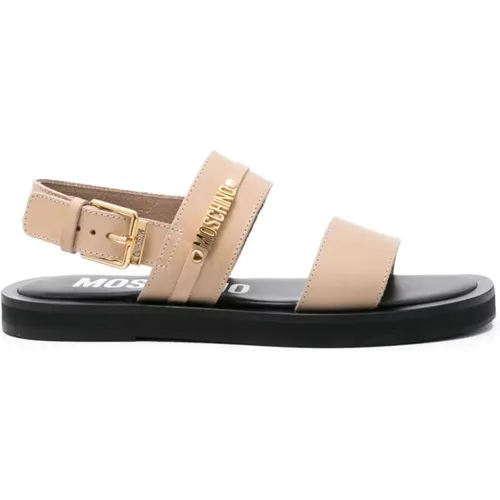 Flat Sandals, male, , Size: 7 US Sandals with 2.0cm Sole Height - Moschino - Modalova