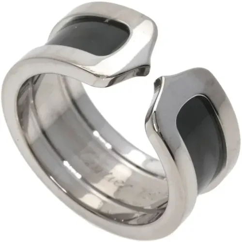 Pre-owned Jewellery, female, , Size: ONE SIZE Pre-owned White Gold rings - Cartier Vintage - Modalova