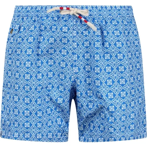 Beachwear, male, , Size: XL Micro 17 Swimshorts - MC2 Saint Barth - Modalova