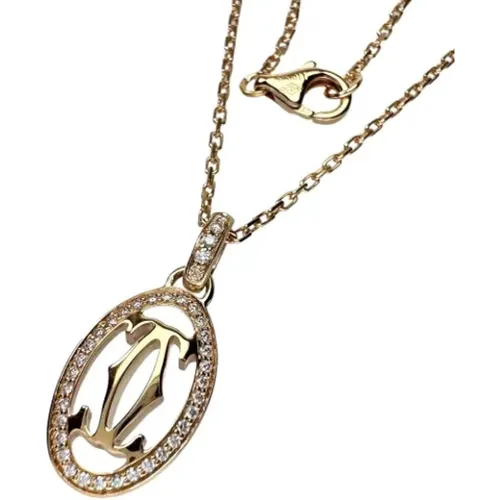 Pre-owned Jewellery, female, , Size: ONE SIZE Pre-owned Metal necklaces - Cartier Vintage - Modalova