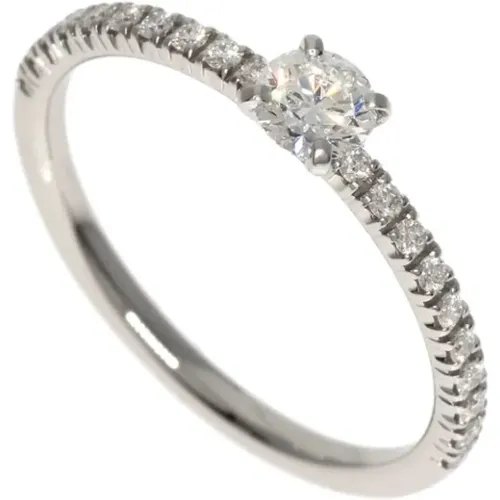 Pre-owned Jewellery, female, , Size: ONE SIZE Pre-owned Platinum rings - Cartier Vintage - Modalova