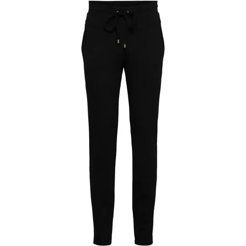 Schwarze Punta Hose mit Stilvollen Details , Damen, Größe: M - &Co Woman - Modalova