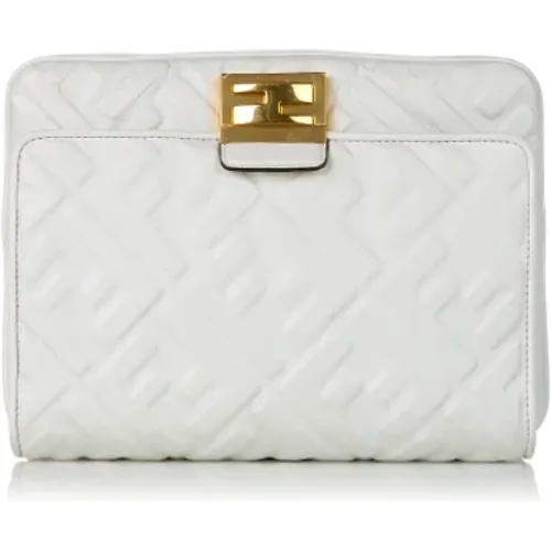 Pre-owned Wallets, female, , Size: ONE SIZE Pre-owned Leather handbags - Fendi Vintage - Modalova