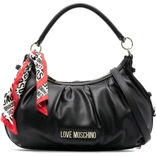 Schwarze Umhängetasche Love Jc4039Pp1Gle1 - Moschino - Modalova