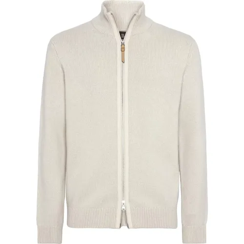 Kaschmir Full-Zip Pullover - Boggi Milano - Modalova