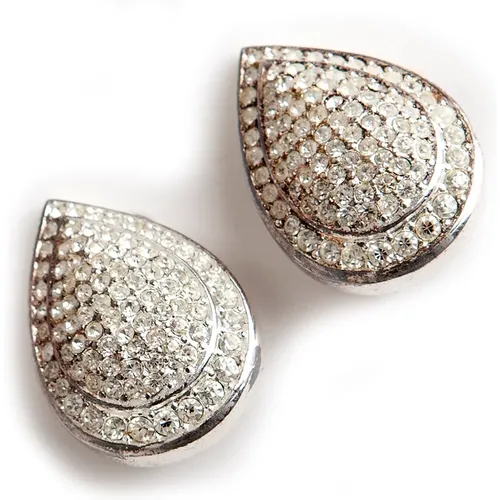 Pre-owned Jewellery, female, , Size: ONE SIZE Pre-owned clip on earrings - Dior Vintage - Modalova