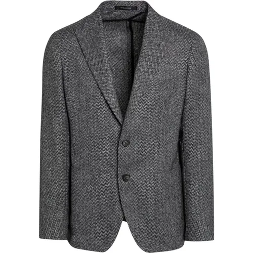 Blazers, male, , Size: XL Montecarlo Single-Breasted Jacket - Tagliatore - Modalova