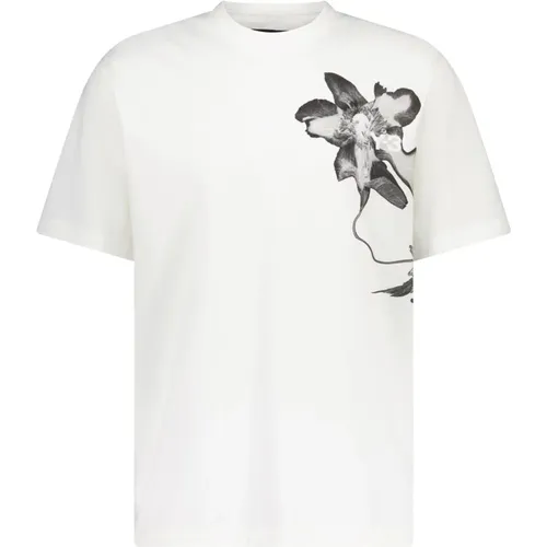 Logo Floral Print T-Shirt , female, Sizes: L, M, XL - Y-3 - Modalova