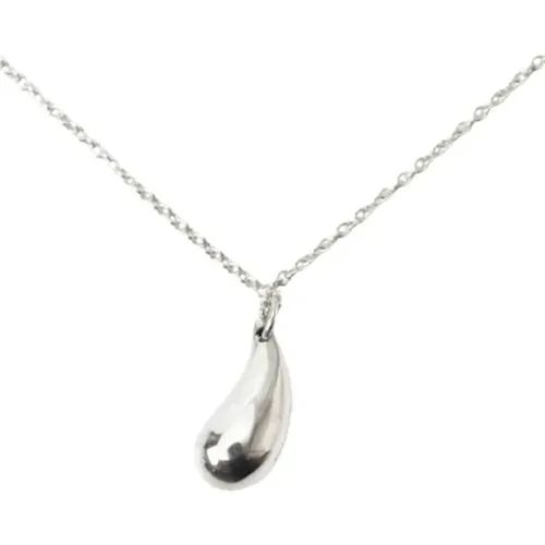 Pre-owned Jewellery, female, , Size: ONE SIZE Pre-owned Silver necklaces - Tiffany & Co. Pre-owned - Modalova