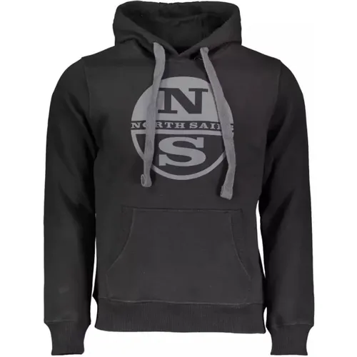 Hoodies, male, , Size: XL Classic Hooded Sweatshirt - North Sails - Modalova