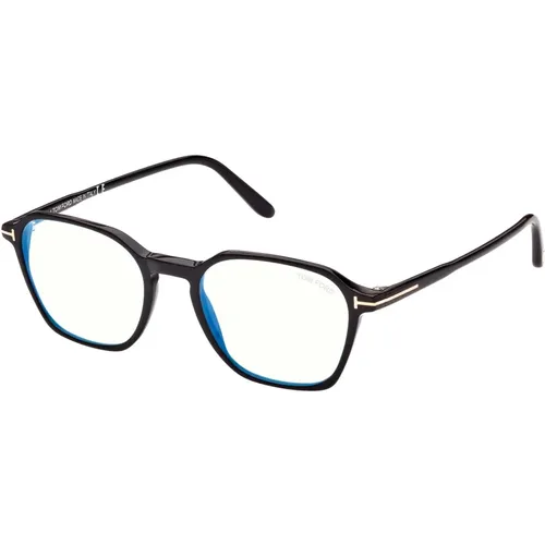 Glasses, male, , Size: 50 MM Eyewear frames FT 5804-B Blue Block - Tom Ford - Modalova