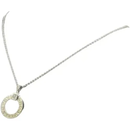 Pre-owned Jewellery, female, , Size: ONE SIZE Pre-owned Silver necklaces - Bvlgari Vintage - Modalova