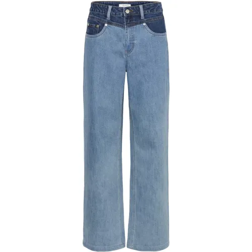 Straight Jeans, female, , Size: W33 Denim Straight-Leg Jeans - Gestuz - Modalova