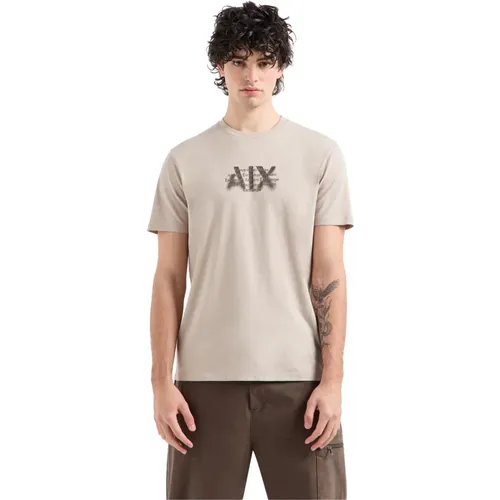 Kurzarm Modisches T-Shirt , Herren, Größe: M - Armani Exchange - Modalova