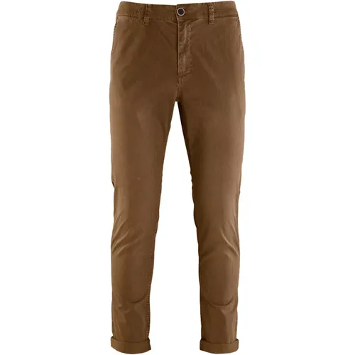 Chinos, male, , Size: W29 Striped Gabardine Chino Pants - BomBoogie - Modalova