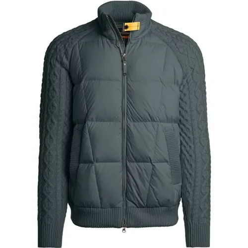 Down Jackets, male, , Size: XL Great Cardigan Hybrids - The Evolution of Elegance and Innovation - Parajumpers - Modalova