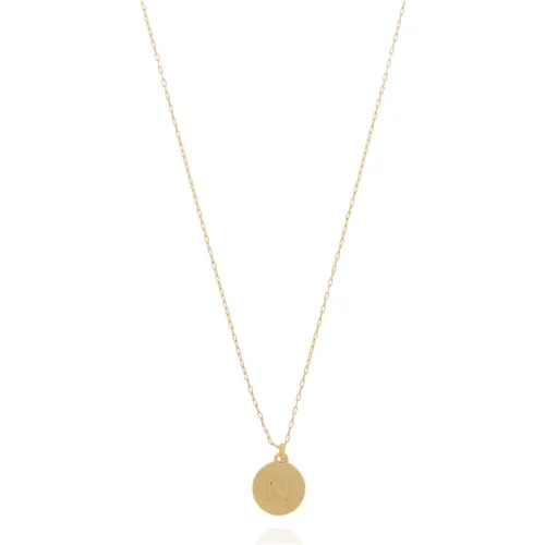 Necklaces, female, , Size: ONE SIZE Necklace with `N` Pendant - Kate Spade - Modalova