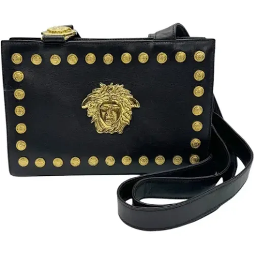 Pre-owned Leather shoulder-bags , female, Sizes: ONE SIZE - Versace Pre-owned - Modalova