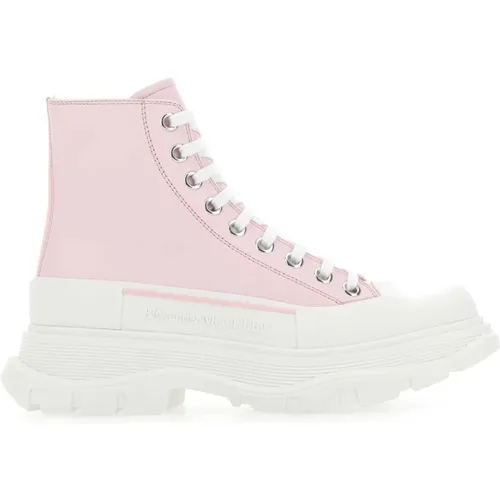 Sneakers, female, , Size: 10 US Stylish Lace-Up Sneakers - alexander mcqueen - Modalova