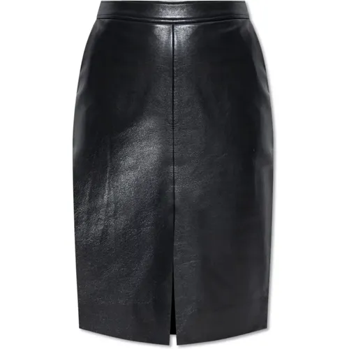 Leather skirt Tyra , female, Sizes: L, XS, S - Anine Bing - Modalova