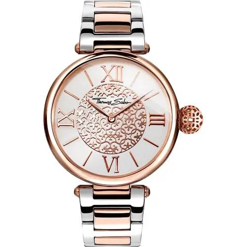 Karma Rosegold Stainless Steel Watch , female, Sizes: ONE SIZE - Thomas Sabo - Modalova