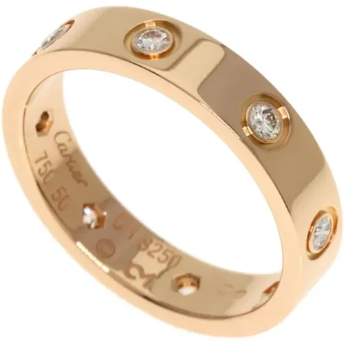 Pre-owned Rose Gold rings , female, Sizes: ONE SIZE - Cartier Vintage - Modalova