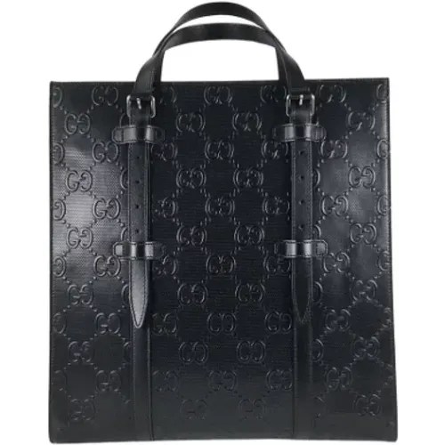 Pre-owned Tote Bags, female, , Size: ONE SIZE Pre-owned Leather gucci-bags - Gucci Vintage - Modalova