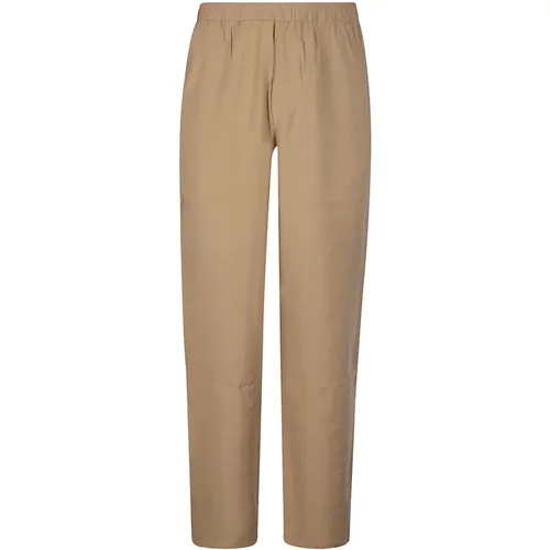 Soft Cupro Straight Trousers , male, Sizes: L, M - Family First - Modalova