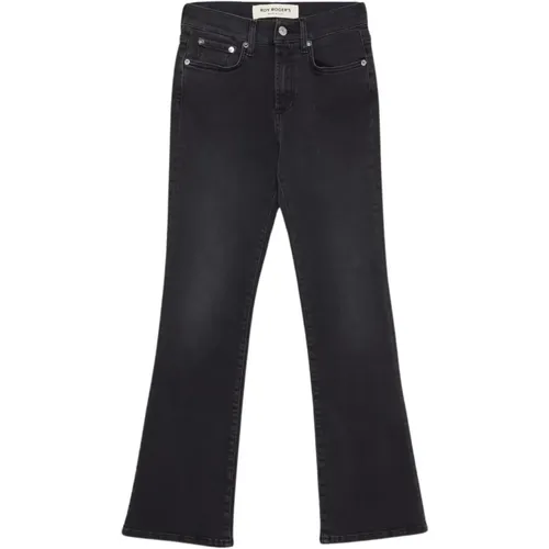 Bootcut Denim Trousers , female, Sizes: W31, W29, W25, W26, W27, W28, W30 - Roy Roger's - Modalova